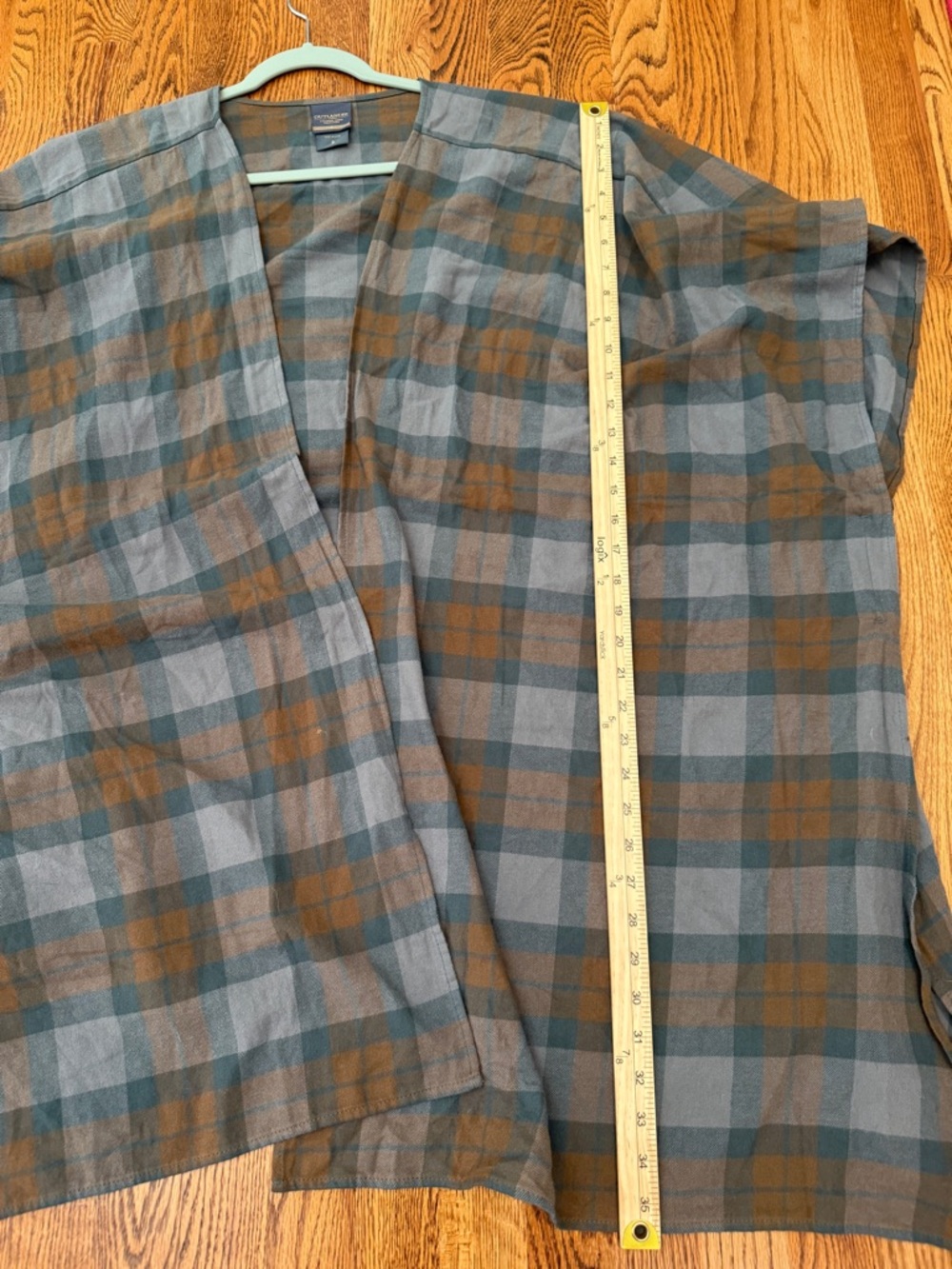 Outlander Torrid Tartan Dolman Kimono Sz 3 - Picture 7 of 9